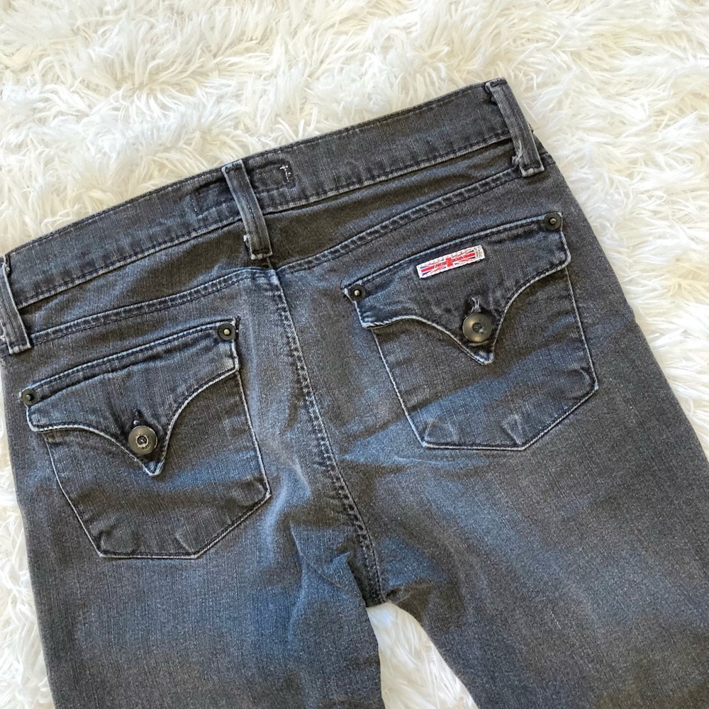 Hudson Dark Gray Wash Skinny Jeans - Picture 8 of 10